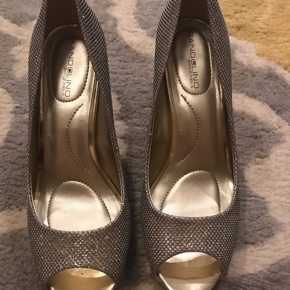 Sparkling Peep toe Heels